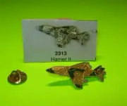 Harrier II Enamel Badge Pinback Airplane US Airforce Lapel Air Jet Plane 2313