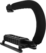 Angoily Camera Stabilizer Mini Film Holder Rig Overhead Camera Support Accessories Stabiliser Quick Projector Cameras Camera Tripod Action Claw Foldable Aluminum Alloy Black