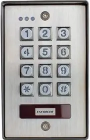 SK-1123-SPQ Vandal Resistant Outdoor Access Control Keypad with Proximity Reader