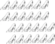 KOMBIUDA 24pcs High Heel Ornaments for Tabletop Decoration Elegant Miniature Shoe Accessories for Compact Spaces for Parties and Home Decor