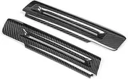 Pair of Premium Carbon Fiber Interior Door Armrest Decor Cover Trim That Adds Luxury To 2014 2018 With Lightweight Anti Colorfast And Durable Design Featuring Fine