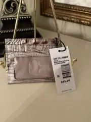 NWT BRAHMIN SILVER LINING CHERYL CREDIT CARD WALLET MELBOURNE