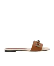 Etro Open-Toe Crystal Embellishment Scandals 35,36 Brown