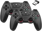 Controller Remote Gamepad Wireless Gamepad Gaming Control Video Game Pad Controller For Mobile Android Cell Phone PC TV Box Joystick Gamer Cellphone(Black)