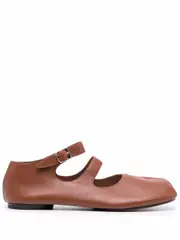 Tabi ankle-strap ballerina shoes 37.5 nutmeg
