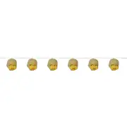 Sunstar Baby Head String Of Lights Halloween Decoration - 40 in - Brown