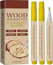 Scorch Marker | Burning Marker Waterproof Wood Scorch,Hands- Skills Enhancer Woodburning Tool for Beginers for Family Activities, School Crafts