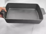 15.4"X9.5" Cast Iron Oven Pan Rectangular Baking Pan for Home Baking,Cast Iron C