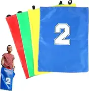 4 Kids Sack Race Bags - Outdoor Games Sack Race | Potato Sack Race Bags,Lawn Games Kids Outdoor Activities for Kids and Adults,51.5 * 71.5cm