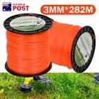 AU 2PCS 3MM X 282M COMMERCIAL USE TRIMMER LINE MOWING Whipper Snipper Cord Rope