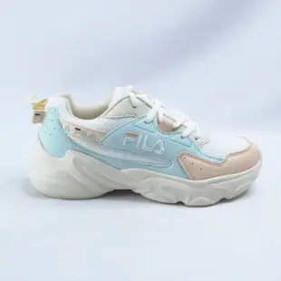 FILA Hidden Tape 6 女款復古慢跑鞋 5J329X131 米粉橘藍【iSport愛運動】