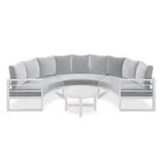 Callanna 5-Seater Round Modular Aluminium Outdoor Lounge Set