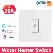Wifi Smart Boiler Switch Water Heater Circuit Breaker Touch Panel Timer Voice Re