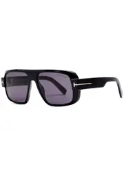 Tom Ford Turner D-frame Sunglasses - Black ONE SIZE