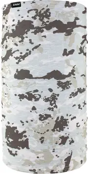 Zan Headgear Motley Tube Fleece Camo, multifunctional headwear , color: Light Grey/Grey/Beige , size: One Size