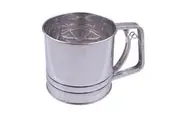 Daily Bake Stainless Steel 5 Cup Squeeze Action Flour Sifter