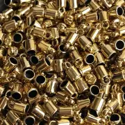20X Leather Cord End Caps Gold 10mm Tassel End Tip Necklace Connector DIY Craft