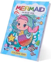 MOLUCKFU Mermaid Coloring Book Sea Life Coloring Book Mermaid Colored Pages Mermaid Color Booklet Color Drawing Book Sea Coloring Book Coloring Books for Mermaids Colouring Page Paper