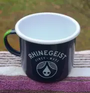 NEW RHINEQEIST BREWERY CINCY MADE METAL MUG