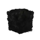 NWT MOSCHINO COUTURE Black Feather Cami Tube Top Size 6/42 $5460