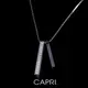 『CAPRI』精鍍白K金鑲CZ鑽 項鍊 《限量一個》 (6折)