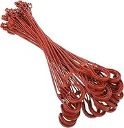 NOLITOY 25pcs Flower Pot Hook Wire Steel Hook Hanger Pot for Plants Bird Feeder Hook Planter Pot Hooks Outdoor Basket Hanger Planters for Indoor Plants Accessories Hanging Plastic