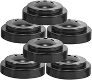 Generic 6pcs Flag Socket Small American Flag Stand Mini Flag Base Flags of The World Afghanistan Small Table Flag American Flag Desk Mini Table Pole Office Holder Flag Stand Plastic Black
