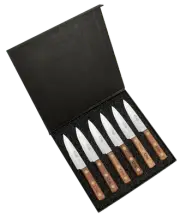 Case xx Knives Kitchen Knife Cutlery Steak Walnut Wood 6-Knife Set 11078