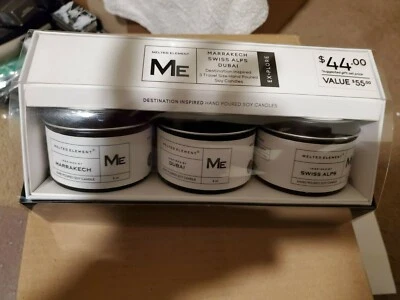 Melted Element 3-Pc. Explore Travel Candle Gift Set