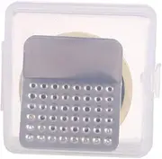 1 Set Repair Kit for Mountain Biking Tube Patches Rasp Tool Storage Box Self-Adhesive Easy Fix