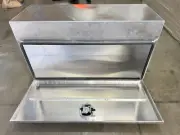 Aluminium Rectangular TRUCK Trailer Under tray Underbody Tool Box 1200 x500x650