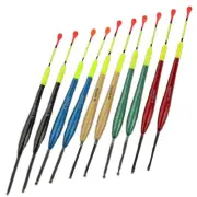 Premium Fishing Floats with Waterproof Coating 10pcs Bal Fir Bobber Set
