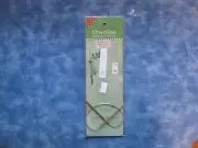CHIAOGOO CIRCULAR PREMIUM BAMBOO 12" KNITTING NEEDLES Size 1 NIP C