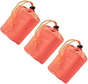 TOBBOMEY 3Pcs Extra Storage Sack for Durable Drawstring Design for Hiking Camping and Travelling Space Saving Gear for