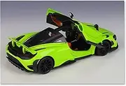 1 24 for Mclaren 765LT Sports Car Alloy Car Model Toy Decoration Desktop Collection Gift Memorial Men(Green)