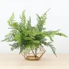 Handmade Artificial Fern Greenery Plants Plush Fake Plants Desktop Decoration