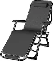 Zero Gravity Lounge Chair, Zero Gravity Chair Chair Reclining Chair Foldable Lounge Chair Comfortable Reclining Garden Lounge Chair with Pad Widen 52cm Lounge Chair (Size : #2) Comfortable anniversary