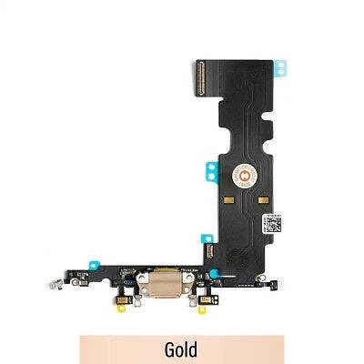Red Charging Port Flex Cable for iPhone 8 Plus-Gold