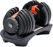 Powertrain 24kg Adjustable Dumbbell Weight Gym Set for Home Fitness 15 -IN-1 Settings - Red