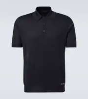 [Prada] Prada Silk polo shirt AU 93 blue