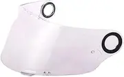 for LS2 Visors FF358 FF396 Full Face Motorcycle Helmet Replace Lens Black Ididium Silver Visor Base Flip Up Face Visor Lens(Clear Anti-Fog)