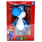 Super Mario Bros Yoshi Blue Action Figure Anime Peripherals Model Doll Toys