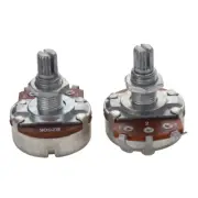 10xB250K Full Size Metric Guitar Bass Pots 18mm Shaft Linear Taper Potentiometer