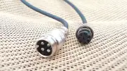 Yaesu Cobra 4 Pin Microphone to ICOM 8 Pin Radio Adapter Converter Cable Cord