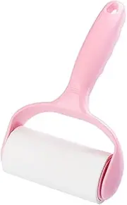 Kisangel Lint Roller Rug Cleaners Adhesive Stickers Carpet Cleaners Lint Hair Remover Lint Sticky Roller Fur Remover for Clothes Hair Sticker Roller Hair Sticky Roller Pink