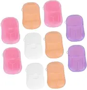 Travel Size Soap Flakes 10 Sheets Hand Washing Bath Soap Flakes Mini Soap Paper Safe for Convenient for Camping Hiking BBQ Office Home