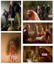 SLITHER 2006 SCI-FI MOVIE PHOTOS LOT (5) HORROR NATHAN FILLION MICHAEL RUCKER