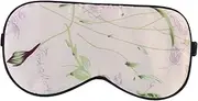Floral Silk Eye Cover for Women Comfortable Sleep Mask Breathable and Light Blocking Design for Home Use for Relaxation and Restful Sleep