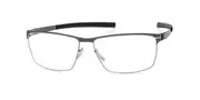 Ic! Berlin IC5095 Sven H. Gun-Metal Men's Glasses Grey Size 57 - Private Health Rebate - Blue Light Block Available