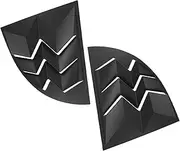 Side Window Louvers Compatible for Ford Mustang 1999 2000 2001 2002 2003 2004 Quarter Windshield Sunshade